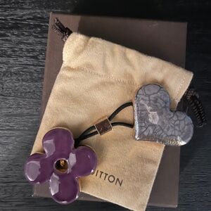 Louis Vuitton Purple Ceramic Hair Tie